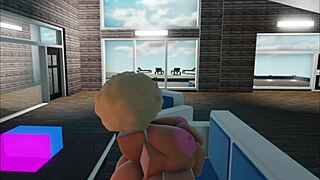 the bbw gets her pussy eaten, then fucked - roblox