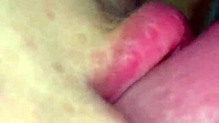 He tries to finger her tight ass in this amateur scene