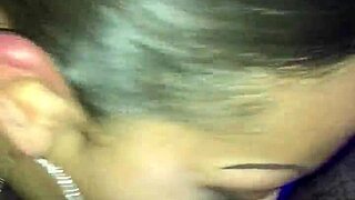 Puerto Rican girl gives intense blowjob