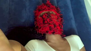 Wow, ebony babe squirting wet through shorts in full video!