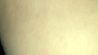 He tries to finger her tight ass in this amateur scene