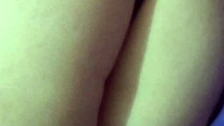 Wife wearing panties while relaxing at home in lingerie