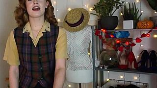 Wow! Glamorous Redhead Has Intense Orgasm With Black Vibe!