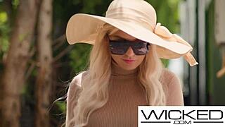 Wicked - Blonde Busty Babe Gets All Of Her Pussy Filled With Cock