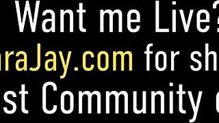 Busty Thick Thighs Sara Jay Strap-On Fucked By Big Curvy Imani Rose