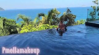 i'm at the festa das putas in rio, loving the big asses and monster cocks