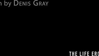 Adventurous brunette beauty masturbates with toys in abandoned railroad car, fingering her hairy pussy