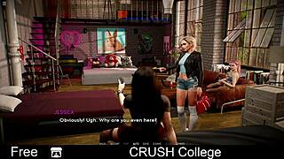 Crush college group sex and oral fun!