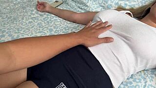 Step Daughter Silently Fucked by Step Dad Near Step Mom