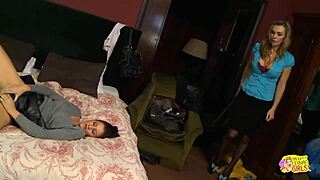 Will the blonde lick her ass after she masturbates?