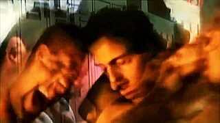 monica farros steamy foursome glitched with flashy effects and ripped clothes