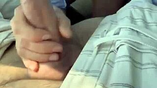 Gabriella sucks fast in public before sperm