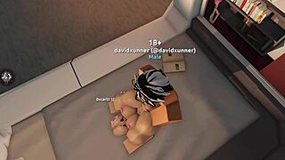 innocent little 18+ roblox bitch takes giant cock for the first time in her life