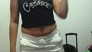 Arlette dances and shows her black ass in a passionate Peruvian performance