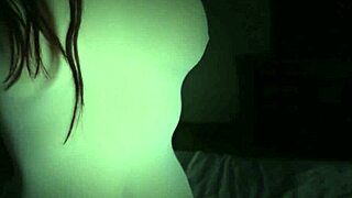 Oily teen beauty rides a big black stallion