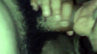 she loves sucking on that big cock and playing with her tits