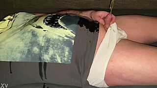 Man pisses all over jaws in detail.