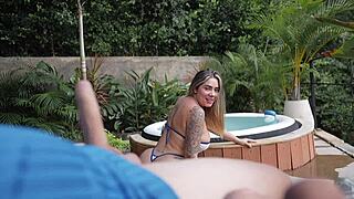 Sara Blonde Overwhelmed With Emotion Sucks Cuckold's Big Cock And Talks About Hotwife Stories