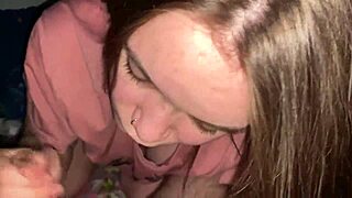 Late Night Cream Mask For My Stepdaughter Pov Blowjob Cum On Face