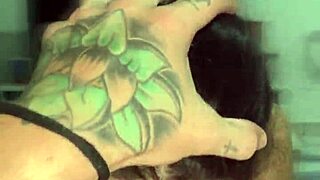 besides jerking off nicely, debora prado gives deep sloppy blowjob 😏