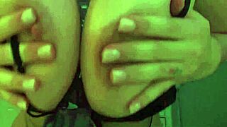 The incredible juggs of Gisele tease on webcam