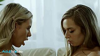 Naughty blonde Rory Knox sits on Summer Vixens face with shaved pierced