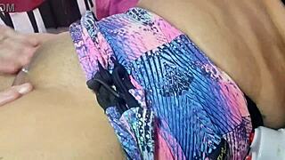 Latina Milf Receives Pussy Massage During Interview