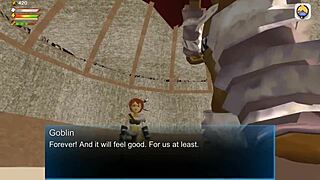 Hey, femdom goblin gangbang monster gangbang in this hentai game