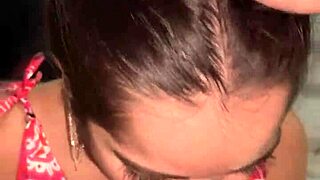 besides jerking off nicely, debora prado gives deep sloppy blowjob 😏