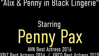 Redhead Hottie Penny Pax And Blonde Babe Alix Lynx Share Alex Legend