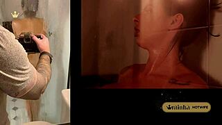 Brazilian Latina Taking A Provocative Bath