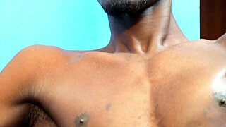 Naija ebony masturbating her pussy because of bbc