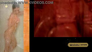 Brazilian Latina Taking A Provocative Bath