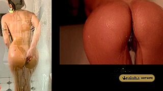 Brazilian Latina Taking A Provocative Bath