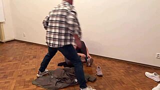 curvy housewife seduces new neighbor for intense bedroom pounding session