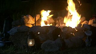 Brooke Ballentyne Fucks A Hired Ranch Hand By The Fireside Outdoors SqF