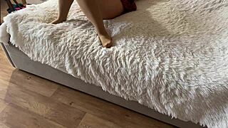 i caught stepsis masturbating then fucked her with creampie finish