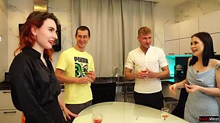 Students Celebrate New Year With Hot Big Orgy