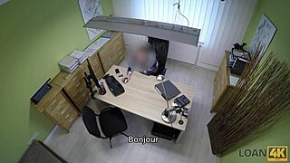 needing cash this curvy redhead milf bends over for rough doggystyle fucking