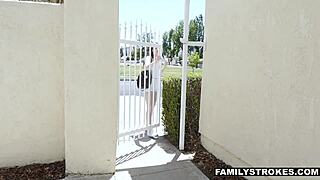 Step dad fucks Karlie Brooks pussy on top of his cock 😏