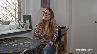 ersties babe enjoys a hot scene on our site