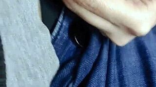 Nri Canadian College Girl Enjoys With Brother In Car