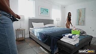 bangbros - stefania mafras boss promised her more cash if she gets fully naked on her first day at work