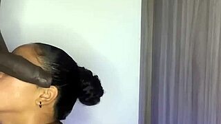 she just craves sucking that meat dildo, amateur couple