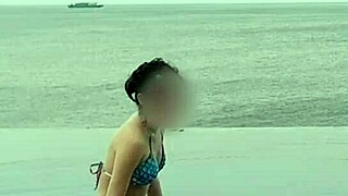 I relax by the infinity pool with my cute feet