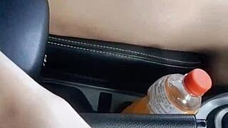 Nri Canadian College Girl Enjoys With Brother In Car