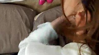 fucked my teacher slut then blasted cum all over her glasses