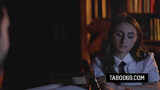 Pervert Priest Fucks Virgin Teen Penelope Kay in Ass Deep