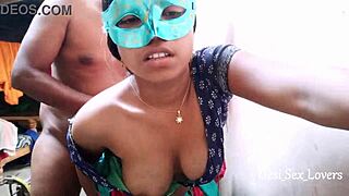 Horny desi village housewife milf squirts during intense pussy fuck