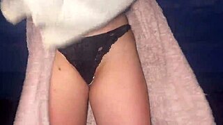 Traveling through nature for public pissing clips up close in homemade POV compilation